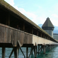 Wooden Bridge Lucerne